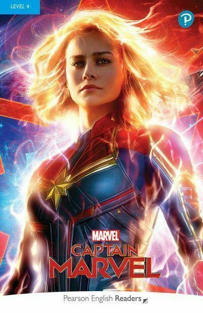 Pearson English Readers: Level 4 Marvel Captain Marvel Book + Code Pack
