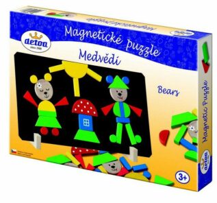 Puzzle magnetické - Medvědi