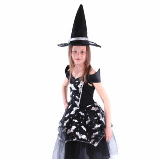 Dětský kostým čarodějnice netopýrka (S) e-obal