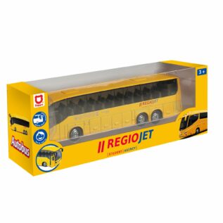 Kovový autobus RegioJet 19 cm
