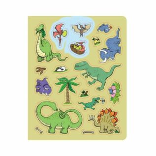 Albi Samolepková knížka Dinosauři Kouzelné čtení