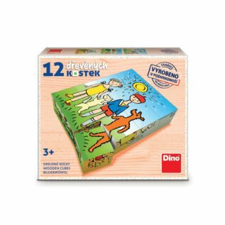 Kubus PEJSEK A KOČIČKA 12 kostek