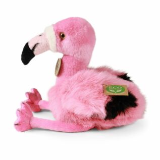 Plyšový pták plameňák 20 cm ECO-FRIENDLY