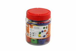 Dřevěné navlékání dřevěných korálků - extra velké