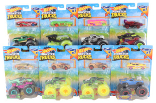 Hot Wheels Monster trucks 1:64 s angličákem - Loco Punk