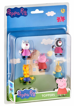 Peppa Pig: 5 figurek s razítkem - blister