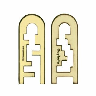 Mini Huzzle Cast - Keyhole gold