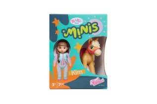 BABY BORN MINIS SADA S KONÍKEM A PANENKOU