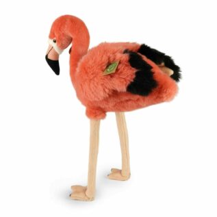 Plyšový pták plameňák 46 cm ECO-FRIENDLY