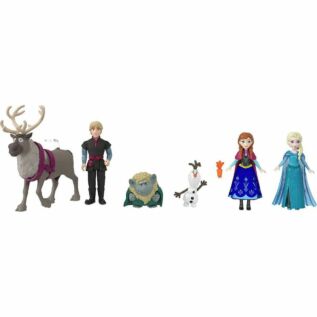 Frozen Pohádkový příběh malé panenky- Anna a Elsa s kamarády HLX