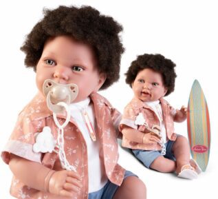 Antonio Juan 33361 PIPO HAIR - miminko s měkkým látkovým tělem - 42 cm