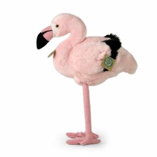Plyšový pták plameňák 34 cm ECO-FRIENDLY