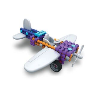 Kvído - Stavebnice Playstix - letadlo 26 dílků
