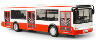 Autobus který hlásí zastávky česky 28 cm