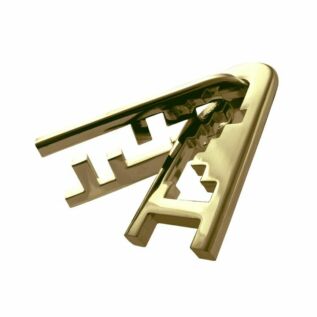Mini Huzzle Cast - Keyhole gold