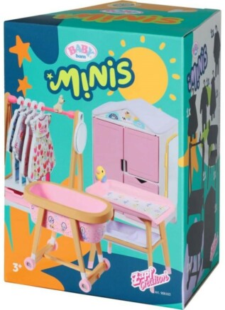 BABY BORN MINIS SADA S NÁBYTKEM