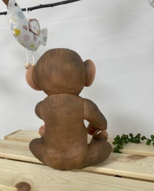 Guca 993 REBORN OPIČKA - miminko s celovinylovým tělem - 32 cm