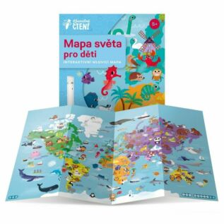 Albi kniha Mapa světa pro děti Kouzelné čtení