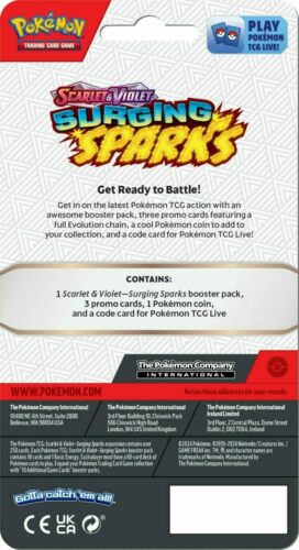 Pokémon TCG: SV08 Surging Sparks - Premium Checklane Blister