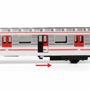 Pražské metro - kovová souprava 16 cm
