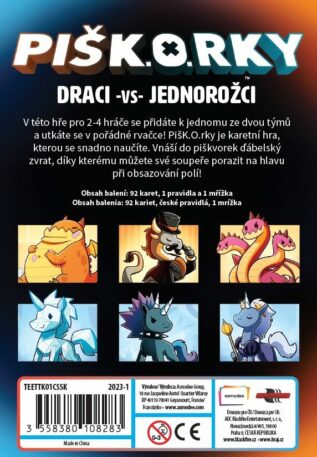 PIŠK.O.RKY: Draci vs Jednorožci