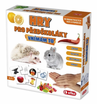 efko Hry pro předškoláky Vnímám to - vzdělávací soubor her