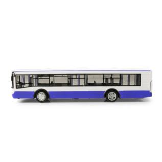 Autobus který hlásí zastávky česky 28 cm modrý