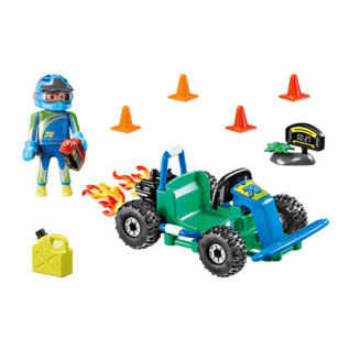 Závodník motokár Playmobil