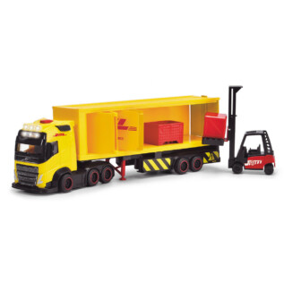 DHL NÁKLADNÍ AUTO VOLVO FH 16 S VYSOKOZDVIŽNÝM VOZÍKEM 35 CM