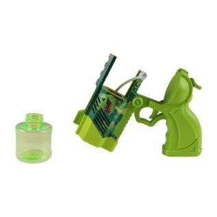 Pistole bublifuk dinosaurus zelená se světlem
