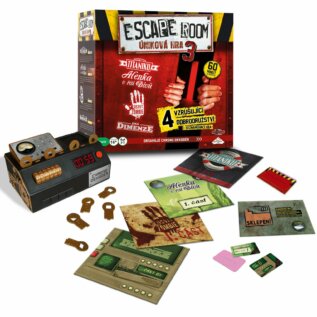 ESCAPE ROOM 3: úniková hra - 4 scénáře