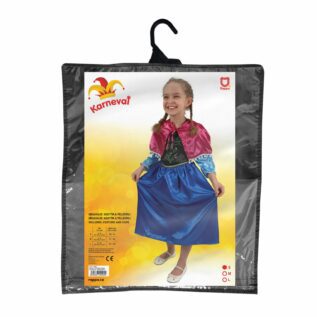Dětský kostým princezna zimní království - Anna (S)