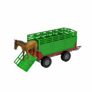 Traktor se zvukem a světlem s vlečkou a příslušenstvím