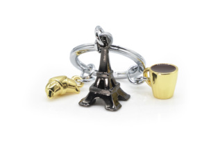 MTM Klíčenka Paris coffee & croissant
