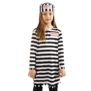 Dětský kostým vězenkyně (S)