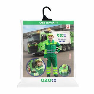 Dětský kostým popelář OZO!!! (M)