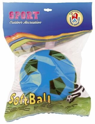 Androni Soft míč - průměr 12 cm modrý