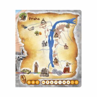 Albi Kniha Putování magickou Prahou (s mapou) Kouzelné čtení