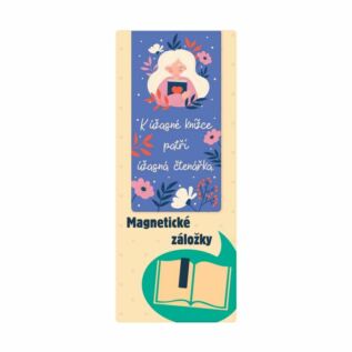 Magnetická záložka - Skvělá čtenářka