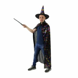 Plášť čarodějnický pavučinka s kloboukem pro dospělé