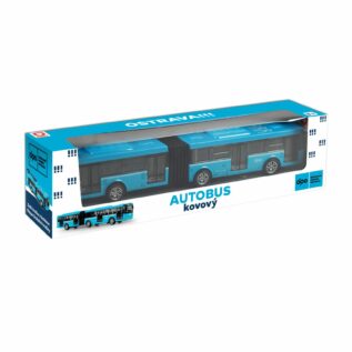 Kovový kloubový autobus DPO Ostrava 18 cm