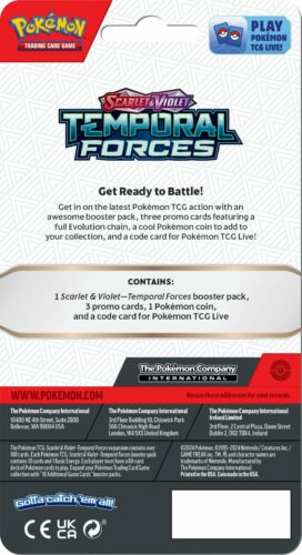 Pokémon TCG: SV05 Temporal Forces - Premium Checklane Blister