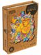 Unidragon dřevěné puzzle - Býk velikost L