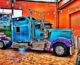 Diamantové malování Nablýskaný truck 30x40cm