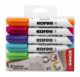 Kores K-MARKER Popisovač na bílé tabule, kulatý hrot 3 mm, mix 6 barev