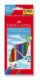 Faber - Castell Pastelky trojhranné ECO 12 ks + ořezávátko