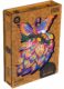 Unidragon dřevěné puzzle - Páv velikost L