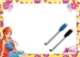 Winx Club fashion - Stíratelná tabulka A4