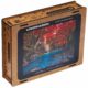Unidragon dřevěné puzzle - Erawan vodopád velikost M