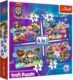 Puzzle Tlapková patrola: Hrdinové 4v1 (35,48,54,70 dílků)